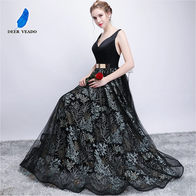 Женское вечернее платье с V образным вырезом|v neck prom dresses|prom dressesprom dress open back |