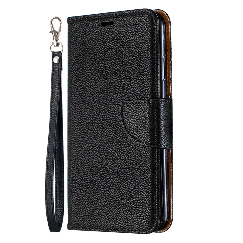Black Lichi флип-Бумажник кожаный чехол для Redmi 7A Fundas для Xiaomi Redmi 7A 7 A 6 6A Note 7 K20 Pro Чехол-книжка Стенд чехол Капа - Цвет: Black