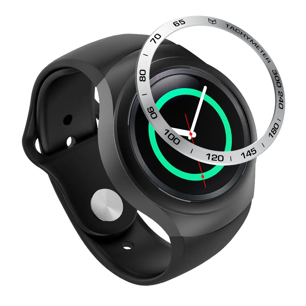 Color D2 Кольцо для samsung Galaxy Watch 42 мм Ringke циферблат Рамка Стиль рамка чехол Защита для samsung gear S2 SM-R720 R720 чехол s - Цвет: Color D2