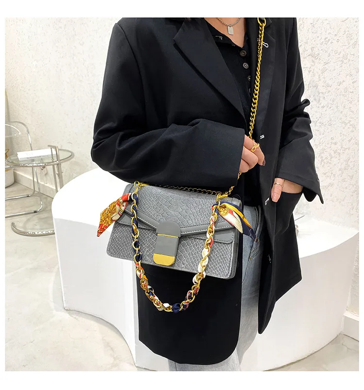 

Fashion Brand Luxury Purses And Handbags Women Bags Serpentine Leather Messenger Designer Chain Shoulder Crossbody Bag For Women