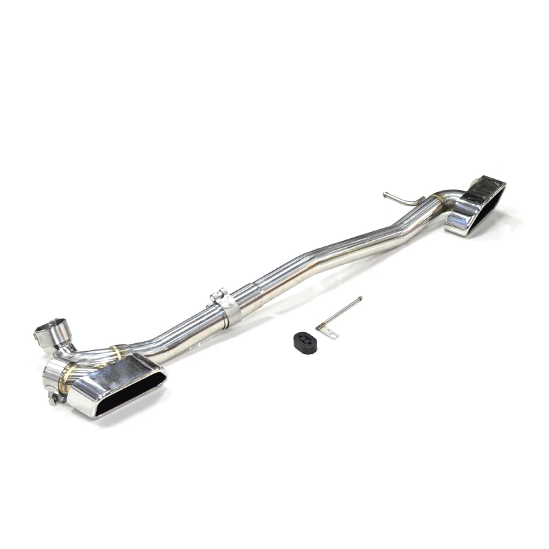 304 Stainless Steel Exhaust Tip Square Muffler For BMW F10 520i 525i 528i 535i Pipe Car System | Автомобили и мотоциклы