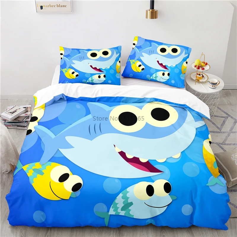 Песня Акула 3d постельное белье пододеяльник комплекты с наволочкой Детские Твин