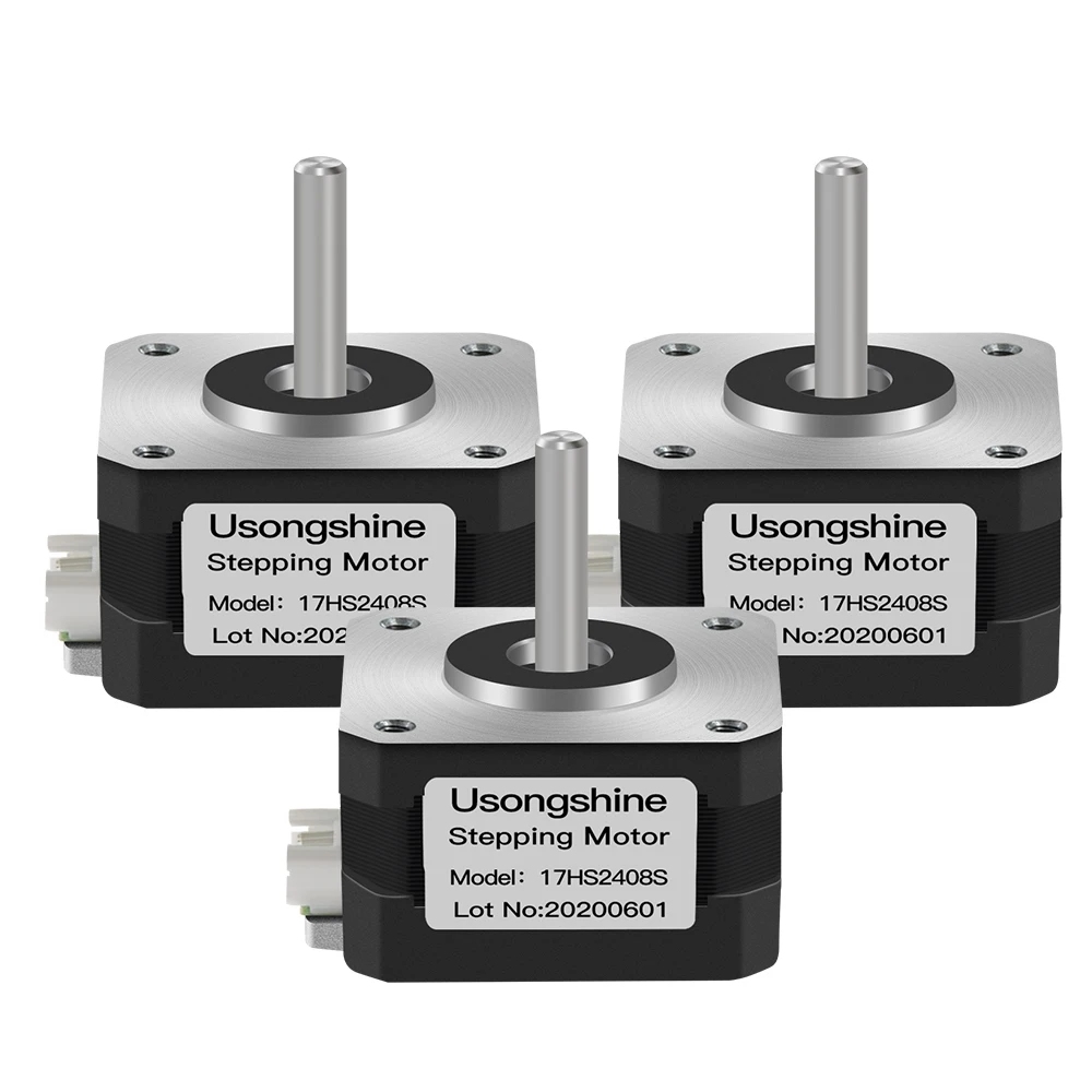 5 шт./лот шаговый двигатель Nema 17HS2408S 4-lead 17 42 Motor 42bygh 0.6A CE ROSH ISO CNC лазерные и
