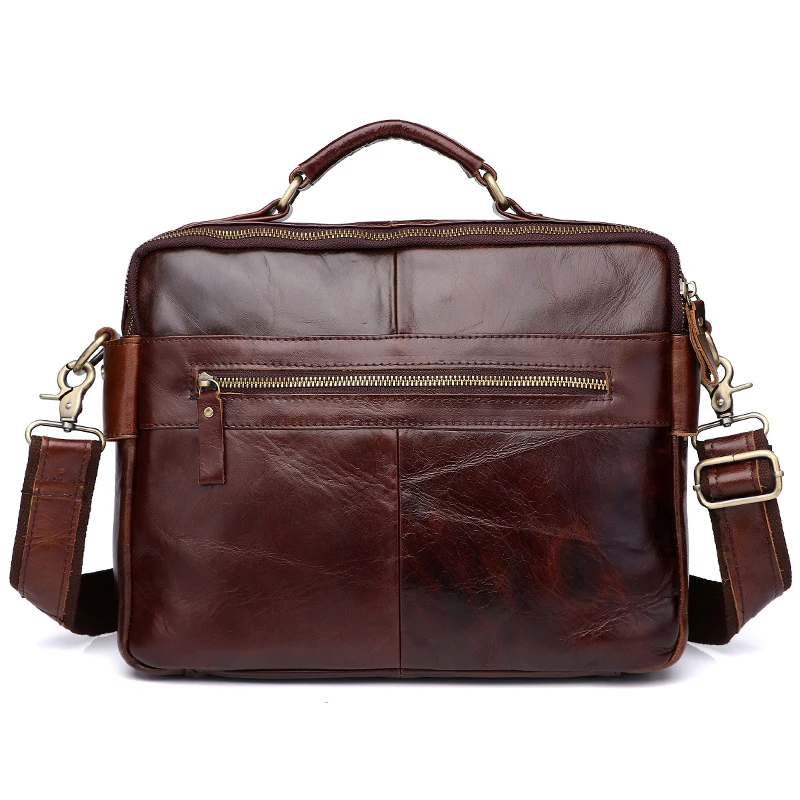 mens shoulder bag genuine leather bag office bags for men briefcase luxury handbag fashion messenger bags for men satchels free global shipping