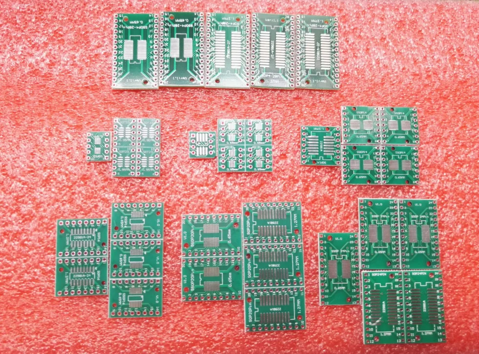 35 шт. = 7 значение * 5 комплект печатных плат SMD поворачивается к DIP SOP SSOP TSSOP 23 8 10 14 16 20