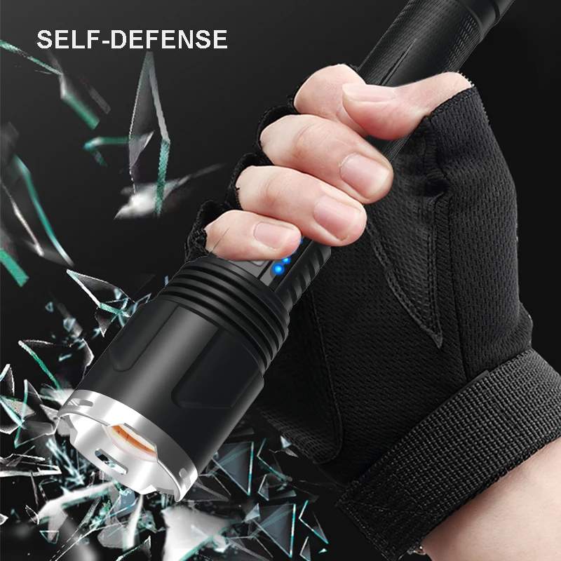 Супер яркий XHP110 Мощность Фул фонарик USB Перезаряжаемые СВЕТОДИОДНАЯ Лампа 18650