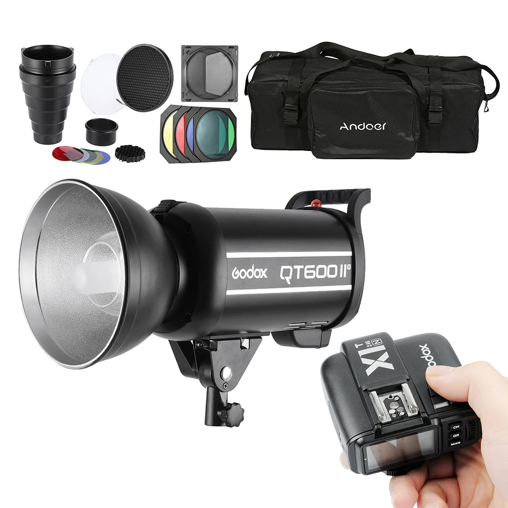 Набор Godox для студийной фотосъемки с 1 стробоскопической вспышкой 600 Вт +
