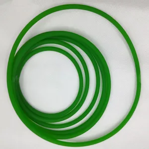 Ремень полиуретановый круглый с зеленой лентой толщиной 3456 мм, 1 м5 м