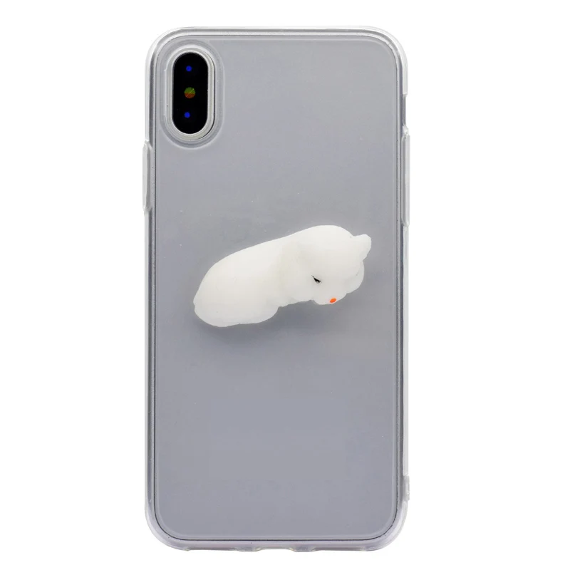 case with soft doll Для samsung Galaxy M10 M20 M30 A10 A20 A30 A40 A50 A70 Чехол Ультра Тонкий Мягкий ТПУ силиконовый чехол Прозрачный чехол для телефона - Цвет: case with soft doll