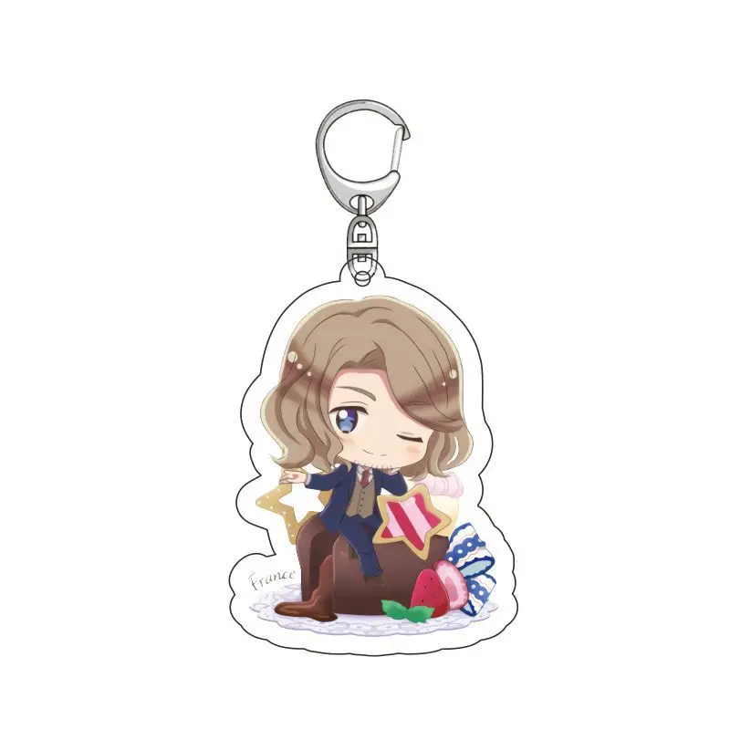 Аниме Axis Powers акриловый брелок Hetalia APH Женская сумка Ювелирные изделия Детский