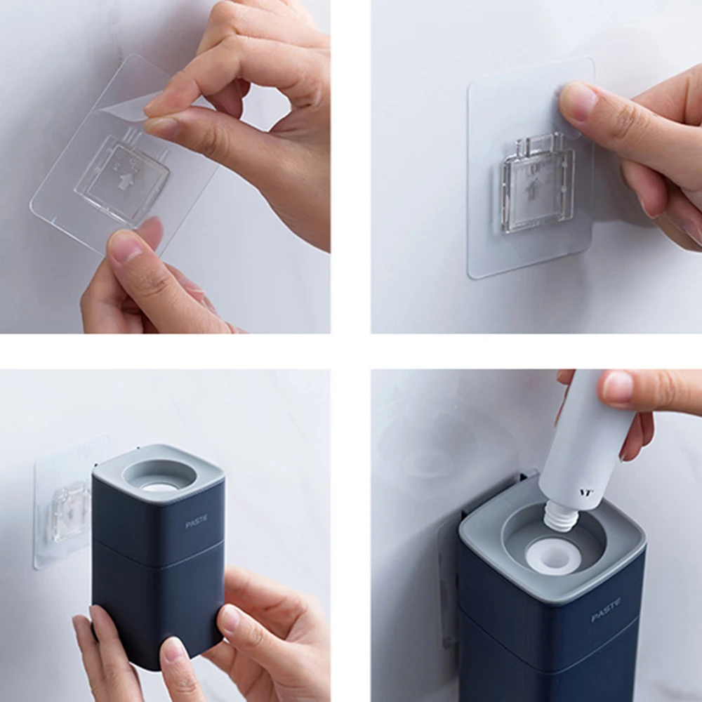 

Lazy Automatic Toothpaste Squeezer Dispenser Dust-proof Toothpaste Rack Portable Squeezer For Bathroom Accessories