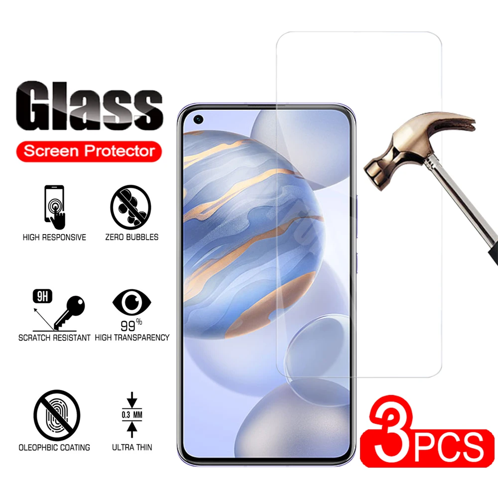 

3PCS Tempered Glass For Huawei Honor 8c 8x 8s 8s prime 9x lite 9lite 9c 9s 9a Screen Protector Honor V20 V30 V30Pro Safety Glass