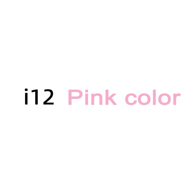 Pink Прямая поставка i12 TWS Bluetooth 5,0 наушники двойные звонки стерео умные сенсорные наушники для iPhone Pk I10 I30 i200 наушники - Цвет: Pink