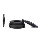 Плоская прокладка из углеродистой стали, 550 шт., M2, M3 M4 M5 M6 M8 M10 M12, M14, M16, M20, M22, M24, GB97, DIN125, черная, класс 8,8