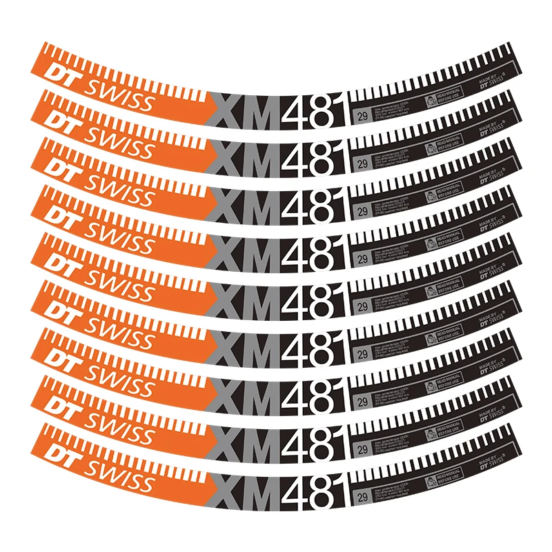

Mountain bike DT XM481 wheel set stickers bicycle rim stickers waterproof sunscreen decorative wheel set stickers MTB cycling de