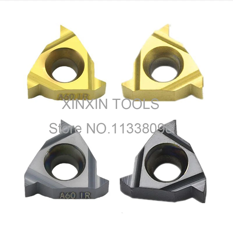 06 08 11 ER A60 A55/06 08 11IR A60 A55 Твердосплавная пластина с резьбой, вставки для токарных станков с PVD-покрытием 55 Режущая сталь 60 градусов