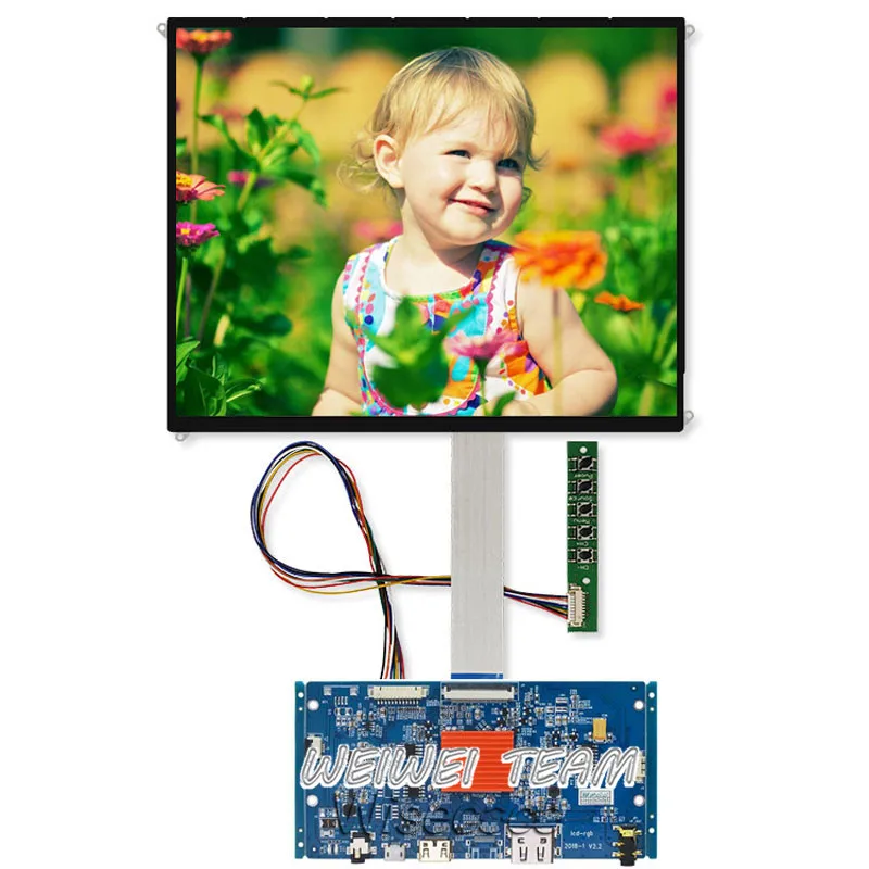 

9.7 Inch 2K 2048*1536 LP097QX1 SPA1 SPC1 IPS Retina Monitor Screen +Touch Panel Control Board For I pad3/4 LCD Module