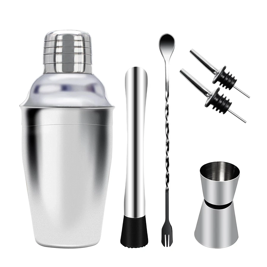 

Stainless Steel Cocktail Shaker Mixer Wine Martini Shaker For Bar Party Bartender Tools Bar Accessories 250ML/350ML/550ML/750ML