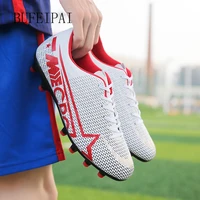 mens boys childrens soccer shoes lawn football shoes tf hard court sneakers trainers new design football shoes men