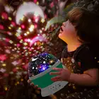 Проектор Galaxy, вращающийся светодиодный ночник с изображением звездного неба, планетарный ночной Светильник для детской спальни, Звездный ночник, лунный светильник, детский подарок, лампа