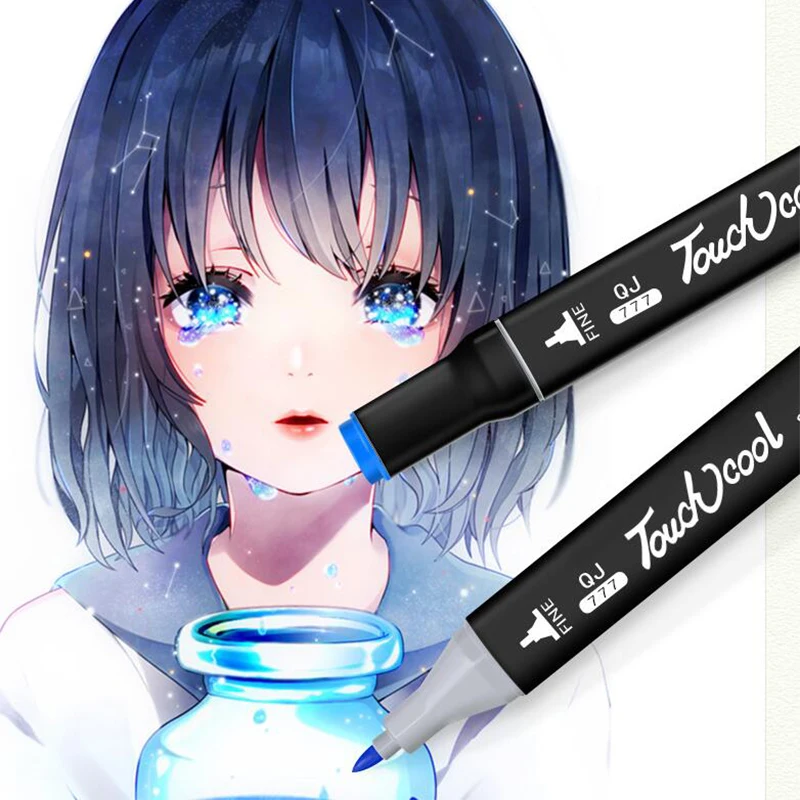 Двойная ручка - маркер двойная головка художественные маркеры для рисования 168