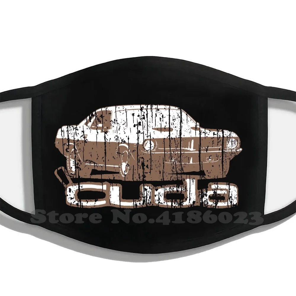 Изношенная маска для половины лица ɼuda для мужчин женщин дамские ретро-маски для рта Plymouth Dodge Mopar Cuda Barracuda 1970 винтажный ретроавтомобиль 70-х годов.