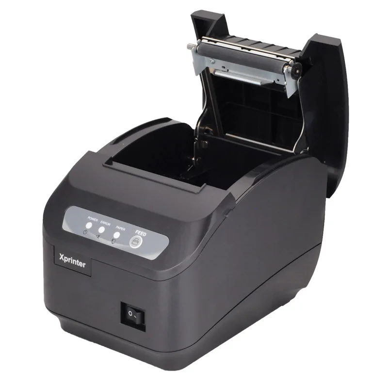 2022 200 мм/секция авторезак 80 мм чековый принтер POS с usb + последовательный/Ethernet порт |