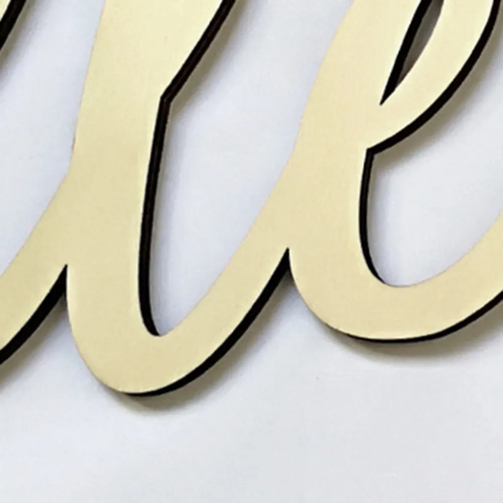 Золотой Деревянный Свадебный круглый стул на спине Креативный кулон английская