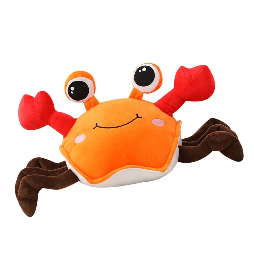 

1pc Plush Dolls Funny Cartoon Crab Cuddly Plaything Home Sofa Decor Doll