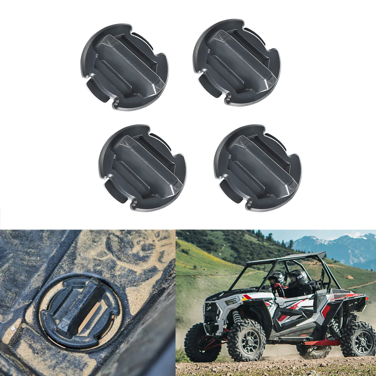 4 шт. поворотный сливной разъем для Polaris General RZR 900 1000 S XP TUR-BO ATV UTV 2014-2020 аксессуары |
