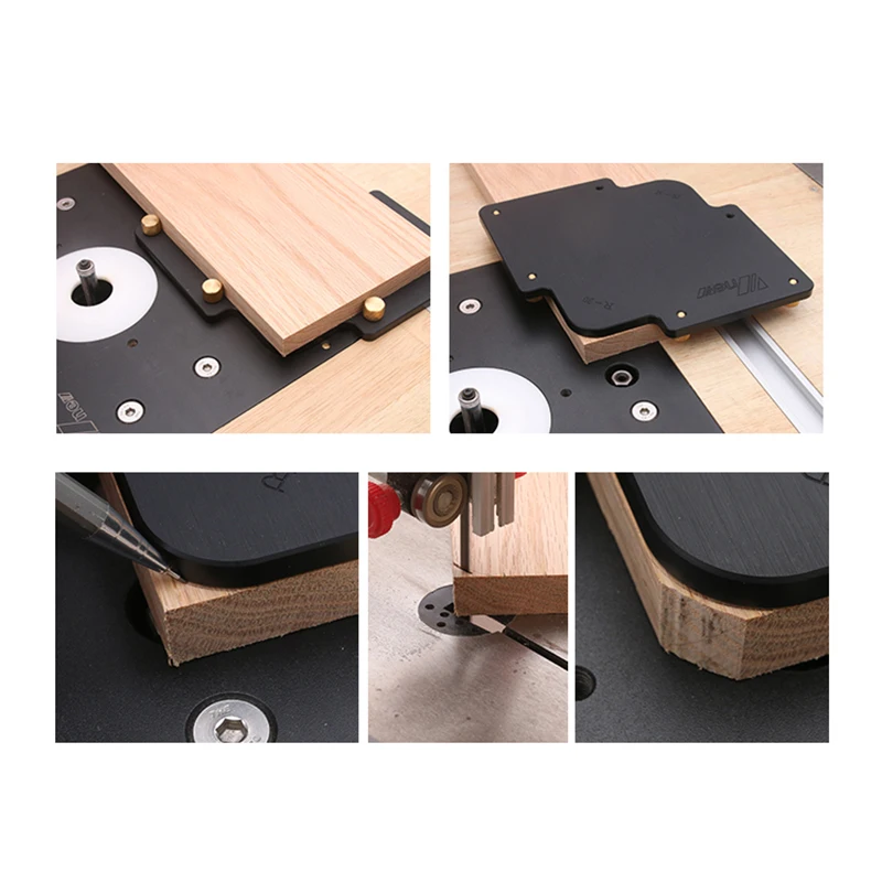 Router Table Corner Jig Radius Chamfer Profile Template Kits w/ Bit for Woodworking Trimming Wood Tools R10-T35 | Инструменты