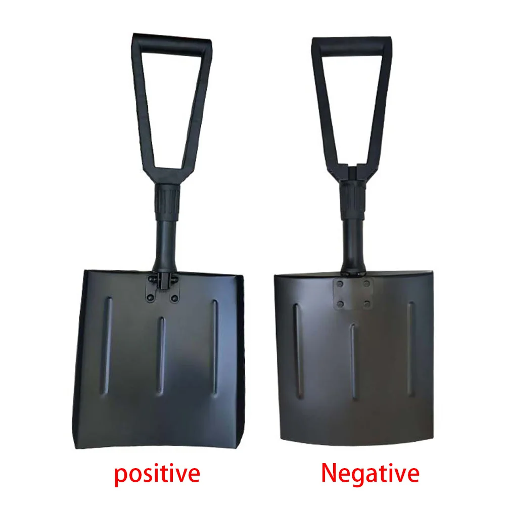 Multifunctional Tools Retractable Winter Camping D Shaped Handle For Car Ice Remove Aluminium Alloy Hiking Folding Snow Shovel |