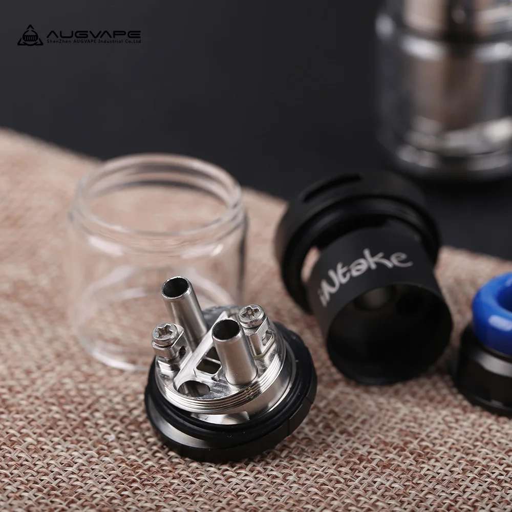 Original Augvape Intake RTA Tank 5.8ml 24mm Single Coil Atomizer Electronic Cigarette Top filling Fit 510 thread Vaporizer | Электроника