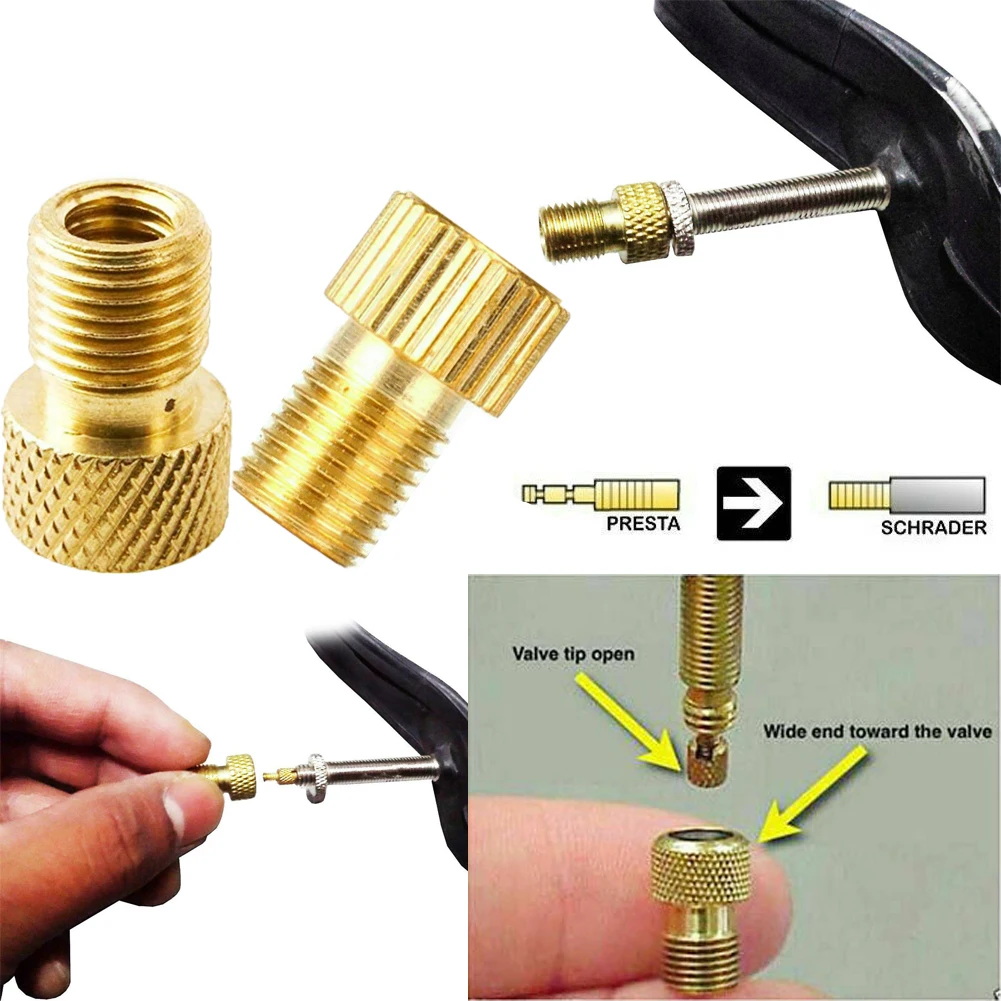 2 шт. латунь велосипед для адаптера переменного тока ультралегкий нержавеющий