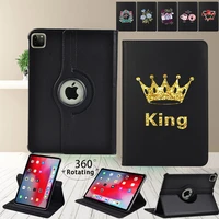 smart cover case for apple ipad air 3 10 5 2019 360 degree rotating leather stand tablet case for air 1 2 9 7air 4 10 9 2020