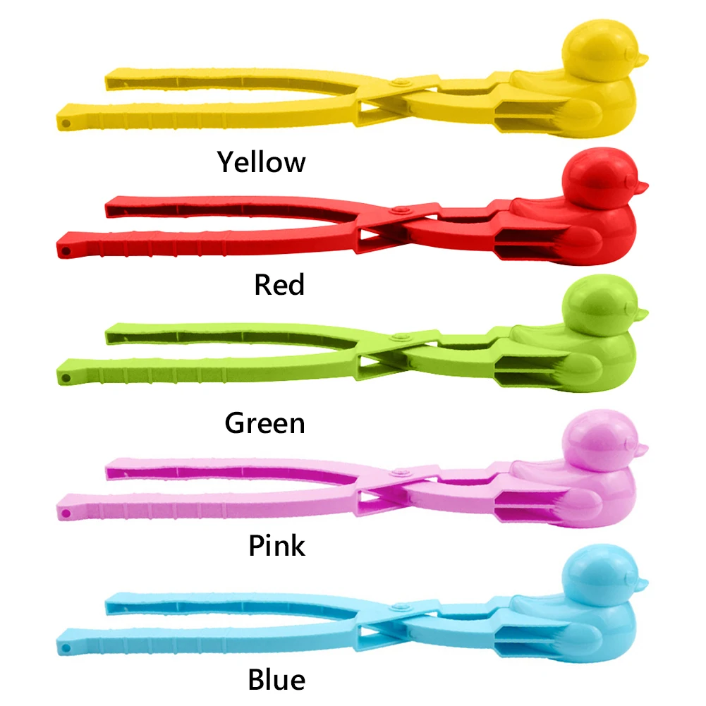 

Duck Shape Snowball Maker ABS Snowball Clip Kids Outdoor Winter Snow Sand Mold Tool Snowball Making Toys for Children Adult Gift