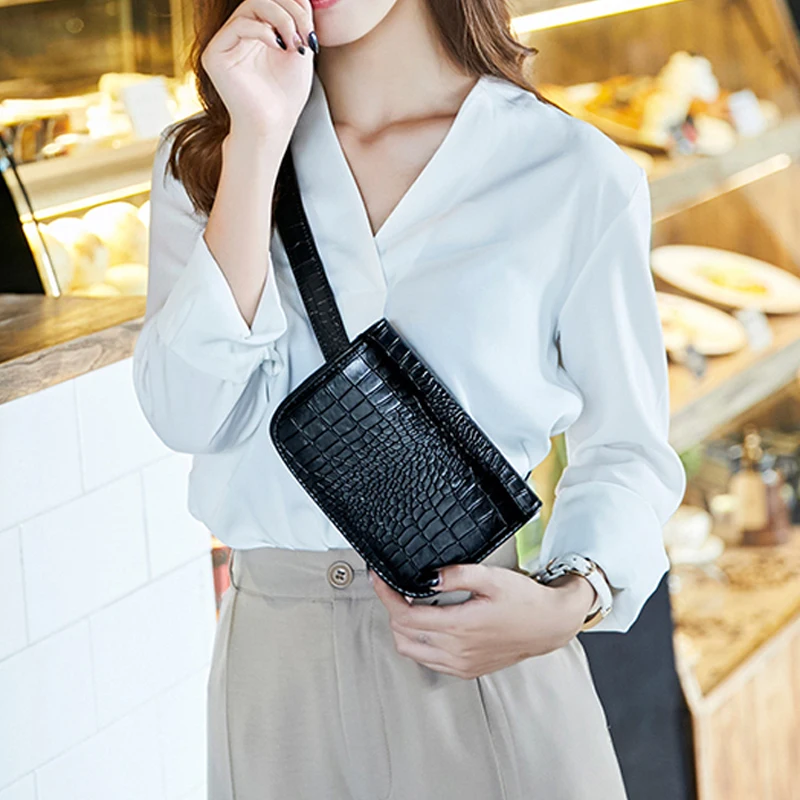 Aliwood поясная сумка из крокодиловой кожи для женщин искусственной аллигатора