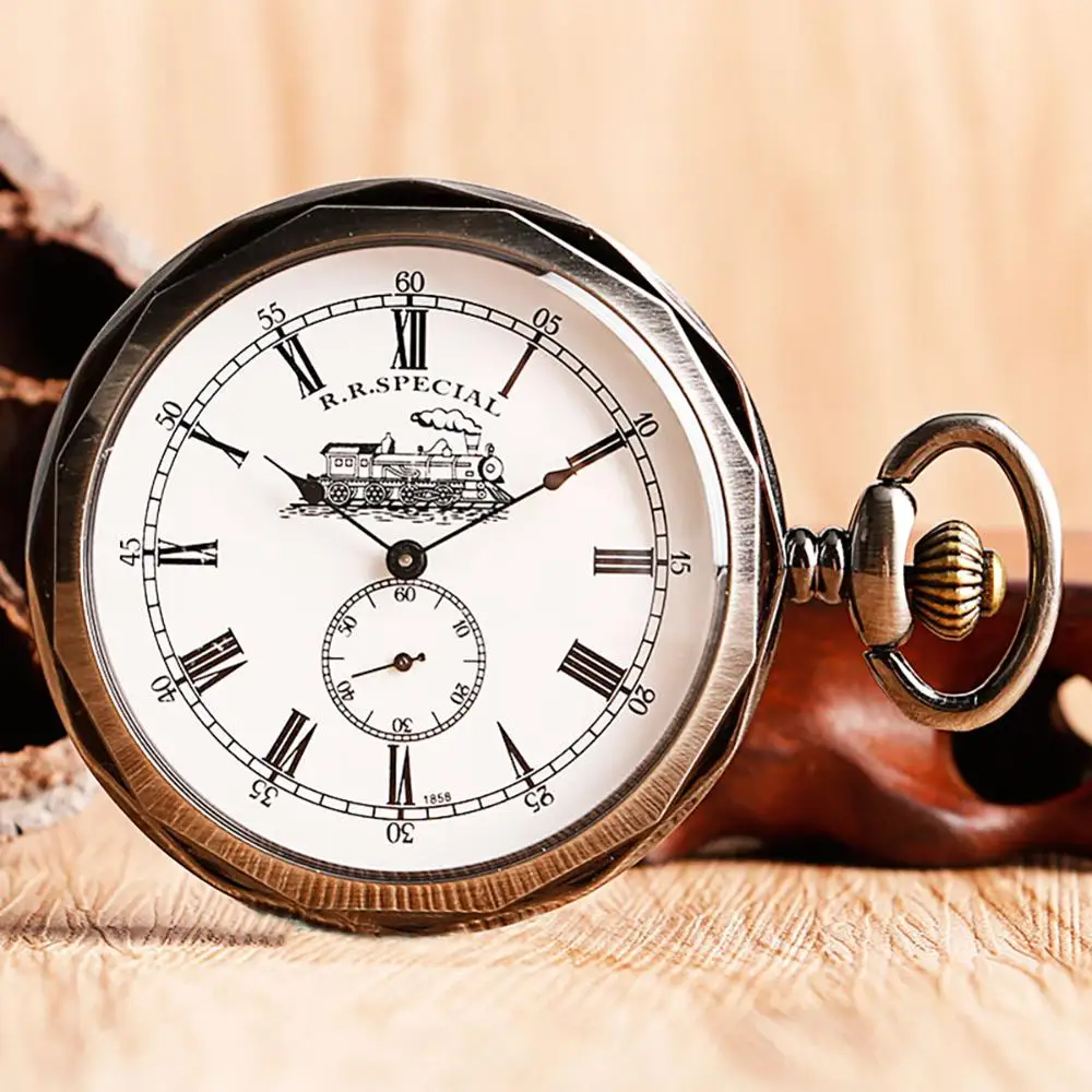 Роскошные открытые Уход за кожей лица поезд большой циферблат римские numers