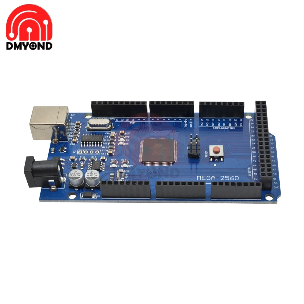 Mega2560 Pro Mini Mega 2560 MEGA2560 MEGA R3 ATmega2560 16AU CH340G AVR USB плата для разработки Arduino|Детали и