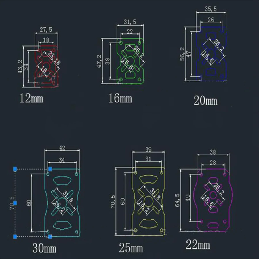 1 шт 121620222530 мм труба из углеродист