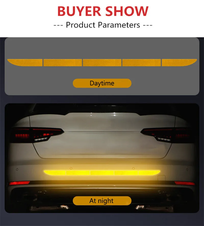 Светоотражающая наклейка для автомобиля светоотражающая лента Honda CRV Accord HR-V Vezel Fit