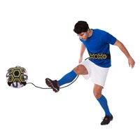 soccer football ball kick solo trainer juggle bags practice training equipment children auxiliary circling waist belt