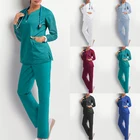 Женская рабочая одежда с длинным рукавом, унисекс, унисекс