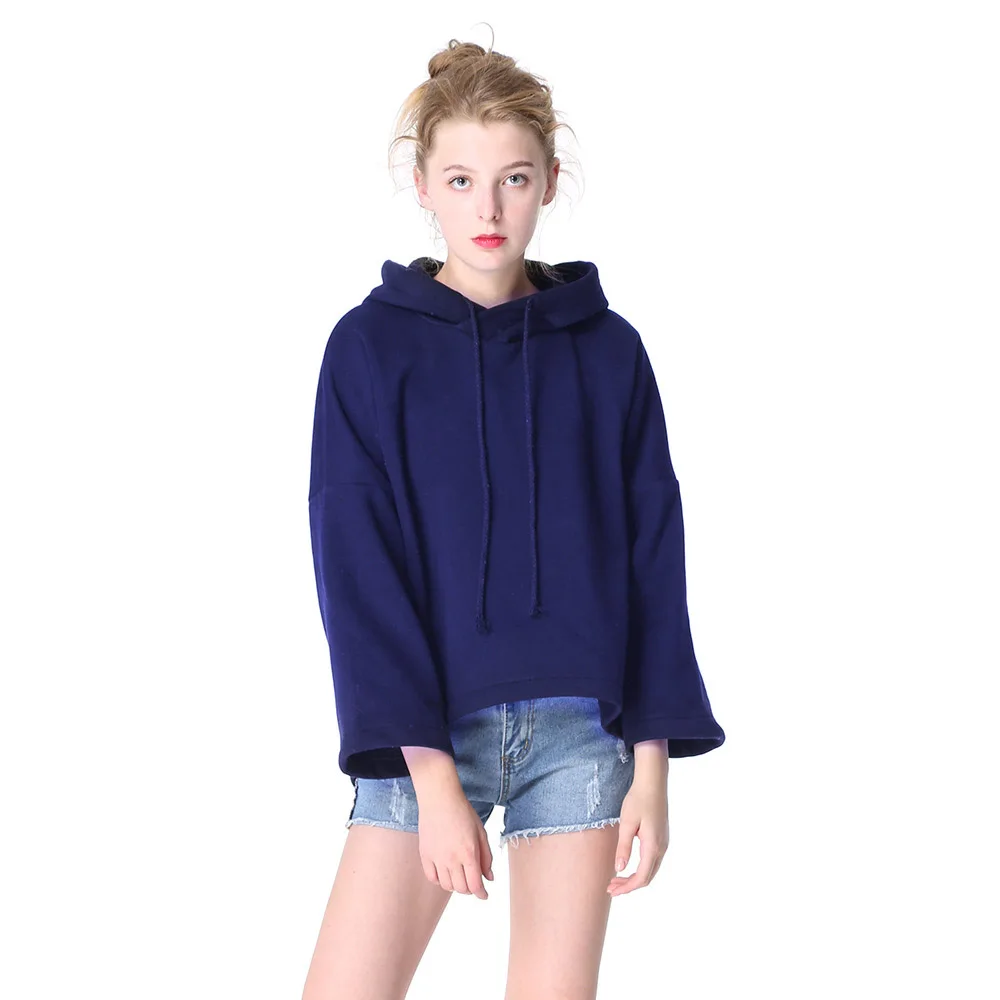 

European and American high quality loose casual soft breathable women's Hoodie