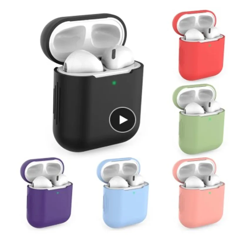 

Universal Earphone Case For Airpods 1 2 Sets Generation Anti-fall Shell Generation Silicone Cover Accessories Drop-proof Case