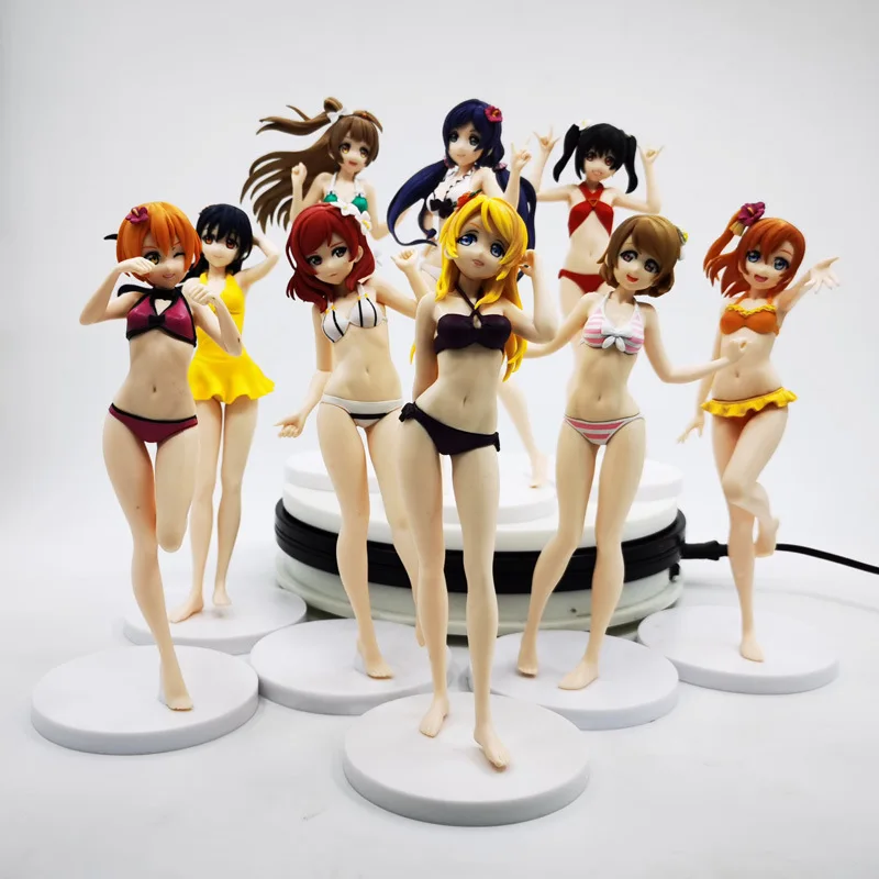 17 см аниме Love Live фигурку UMI HOSHIZORA RIN TOJO NOZOMI KIMINO MINAMI KOTORI SONODA Fate Zero PVC Коллекционная