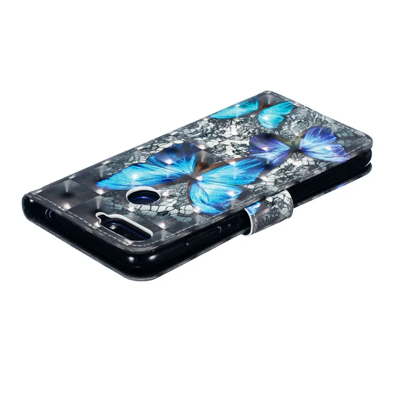 Honor 7A Pro 3D кожаный чехол для huawei Honor 7A Pro Чехол Магнитный Флип Бумажник телефонные чехлы для huawei Y6 Prime чехол