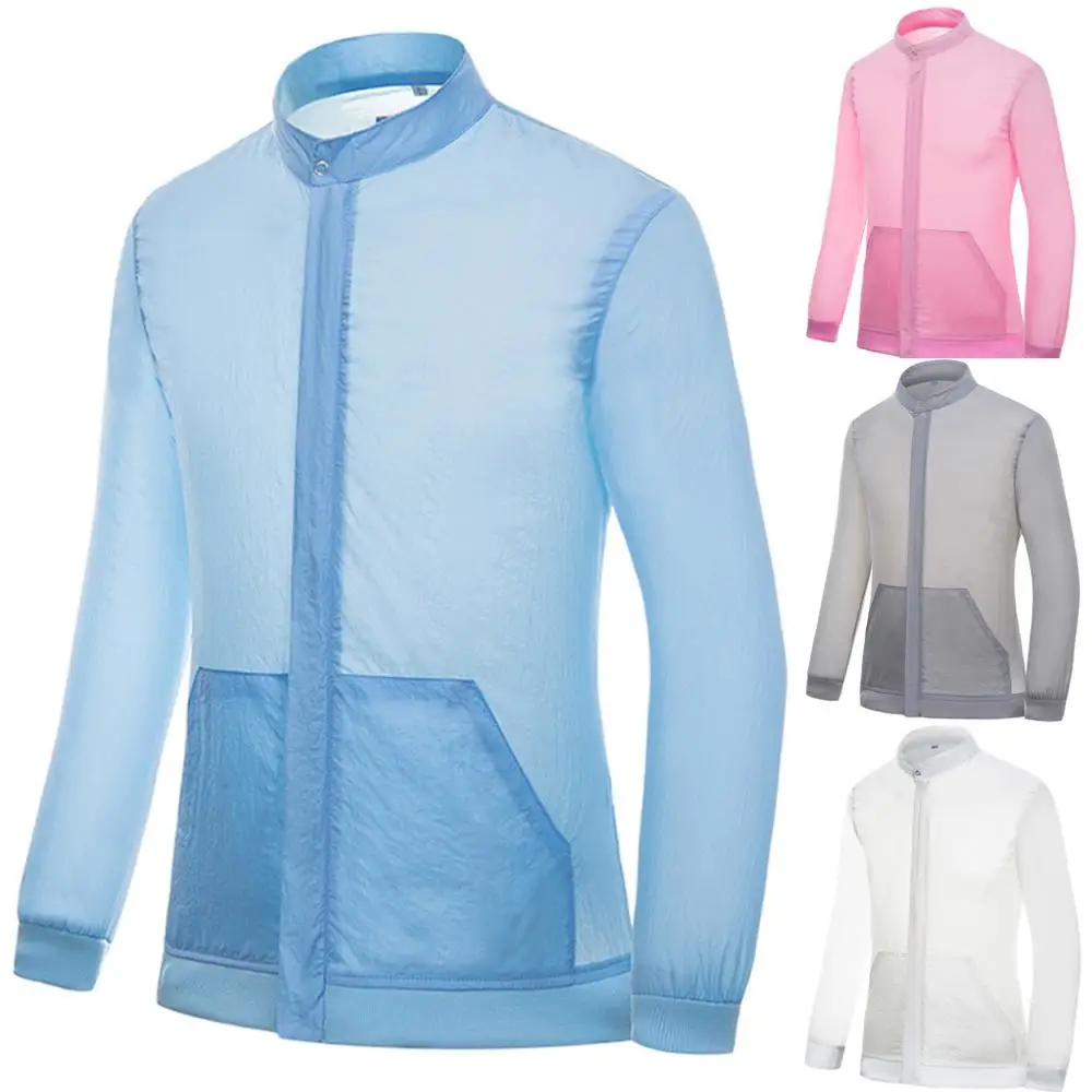 Мужская и женская новая летняя Солнцезащитная куртка топы дышащая спортивная