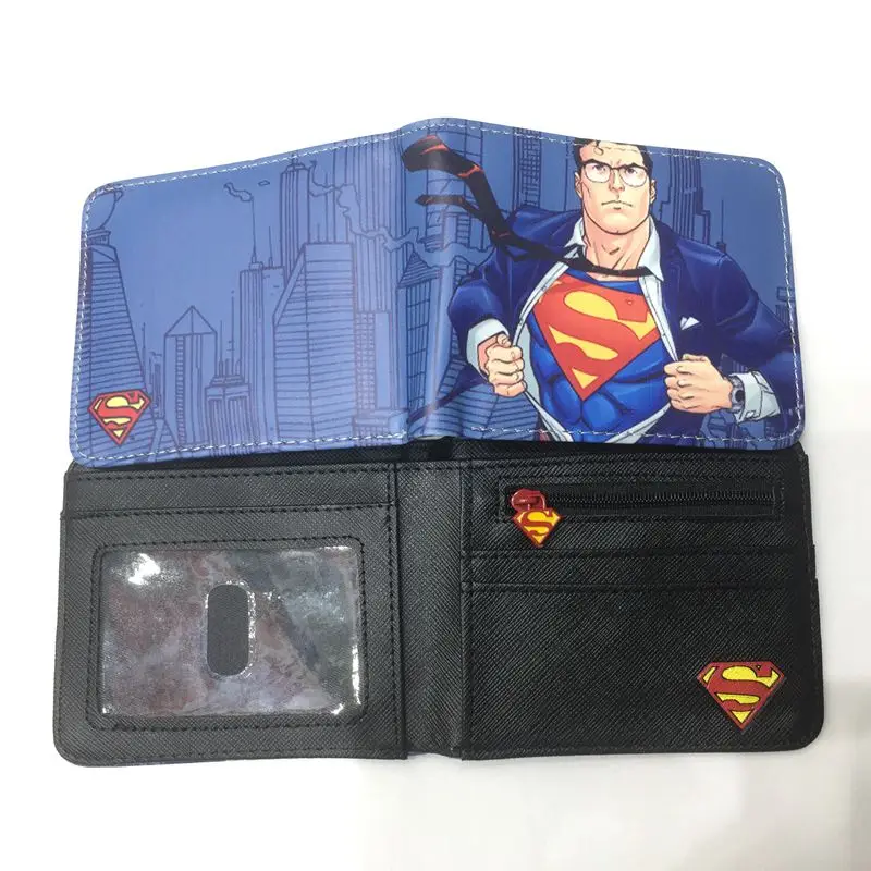 superman 1 Новинка, кошелек с изображением Джокера хаха, цветной принт, для детей, для подростков, с рисунком, пенал, подарочная карта - Цвет: superman 1