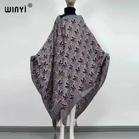 witer cover up traf cotton sweet lady pink boho print self belted front long kimono dress tunic women wrap dresses
